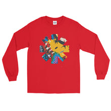 Load image into Gallery viewer, Red Hot Chili Pepper Abstract Yellow Long Sleeve Shirt