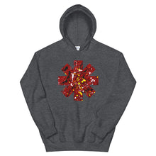Load image into Gallery viewer, Red Hot Chili Pepper Star Splattered Paint Unisex Hoodie