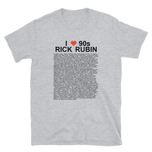 Load image into Gallery viewer, I Heart 90s Rick Rubin Short-Sleeve Unisex T-Shirt