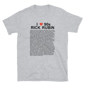 I Heart 90s Rick Rubin Short-Sleeve Unisex T-Shirt