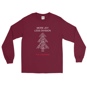 More Joy Less Division This Christmas Long-Sleeve Unisex T-Shirt