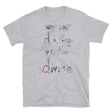 Load image into Gallery viewer, DAVID BOWIE &quot;We like dancing, we look divine&quot; slogan Short-Sleeve Unisex T-Shirt