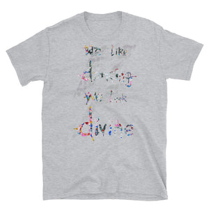DAVID BOWIE "We like dancing, we look divine" slogan Short-Sleeve Unisex T-Shirt