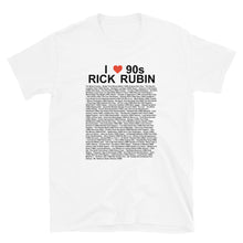 Load image into Gallery viewer, I Heart 90s Rick Rubin Short-Sleeve Unisex T-Shirt