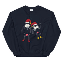 Load image into Gallery viewer, Naughty Christmas Couple Plain Unisex Sweatshirt