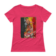 Load image into Gallery viewer, BOB MARLEY Ladies&#39; Scoopneck T-Shirt