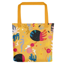 Load image into Gallery viewer, Abstract Yellow Tote bag