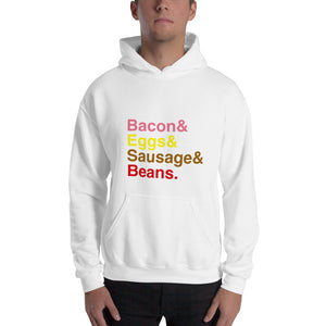 Bacon & Eggs & Sausages & Beans Unisex Hoodie