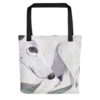 Lady, The Greyhound Dog Tote bag
