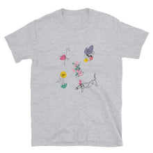 Load image into Gallery viewer, Cute Animals Line Drawing Short-Sleeve Unisex T-Shirt