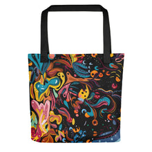 Load image into Gallery viewer, Summer Fruit Black Tote bag
