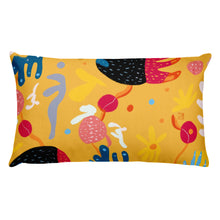 Load image into Gallery viewer, Abstract Yellow single-sided cushion
