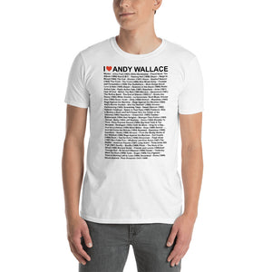 I HEART ANDY WALLACE Short-Sleeve Unisex T-Shirt