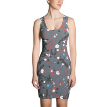 Load image into Gallery viewer, Abstract Grey Dress