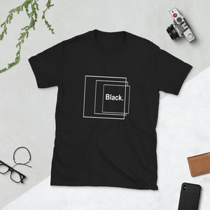 Black (3 squares version) Short-Sleeve Unisex T-Shirt