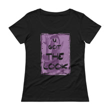 Load image into Gallery viewer, PRINCE &quot;U Got The Look&quot; Ladies&#39; Scoopneck T-Shirt
