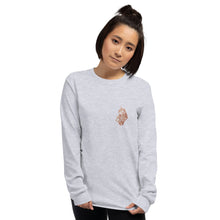 Load image into Gallery viewer, Chinese Oracle Bone &quot;To pray for blessings with a bottle of wine&quot; Long Sleeve T-Shirt