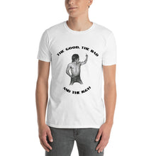 Load image into Gallery viewer, IGGY POP The Good, The Bad and The IGGY! Short-Sleeve Unisex T-Shirt (Black text version)