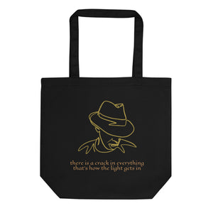 LEONARD COHEN "There is a crack in everything" Eco Tote Bag
