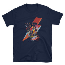 Load image into Gallery viewer, David Bowie Lightning illustration Short-Sleeve Unisex T-Shirt