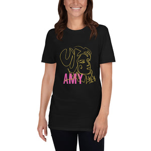 Amy Line Drawing Short-Sleeve Unisex T-Shirt
