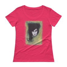 Load image into Gallery viewer, AMY WINEHOUSE &quot;I told you I was trouble&quot; Ladies&#39; Scoopneck T-Shirt