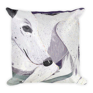 Lady, The Greyhound Dog Double-sided Cushion