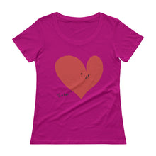 Load image into Gallery viewer, Your Love and Me Red Heart Ladies&#39; Scoopneck T-Shirt