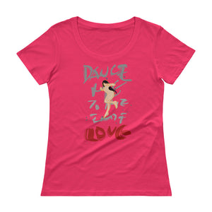 VIVI "Dance Me to the end of love" Ladies' Scoopneck T-Shirt