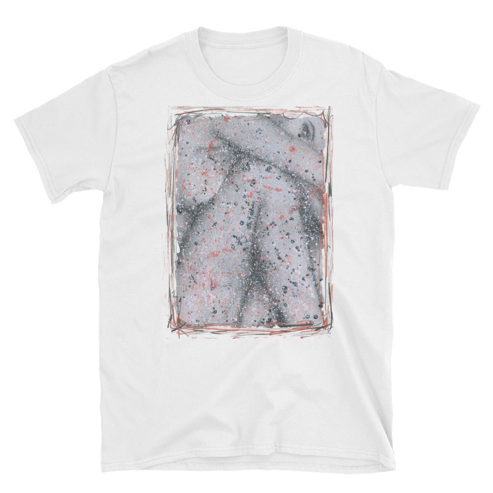 CROUCHING GIRL Short-Sleeve Unisex T-Shirt