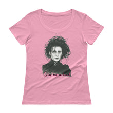 Load image into Gallery viewer, EDWARD SCISSORHANDS &quot;Give me a hand&quot; Ladies&#39; Scoopneck T-Shirt
