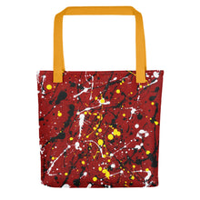 Load image into Gallery viewer, Abstract Red Tote bag