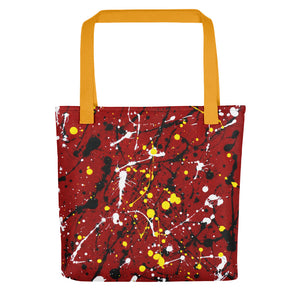 Abstract Red Tote bag