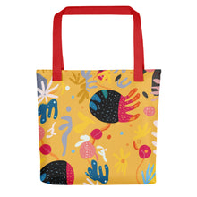 Load image into Gallery viewer, Abstract Yellow Tote bag