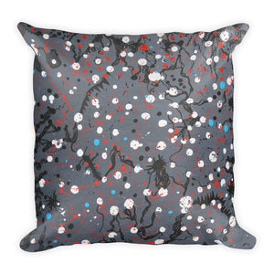 Abstract Grey Double-sided Cushion